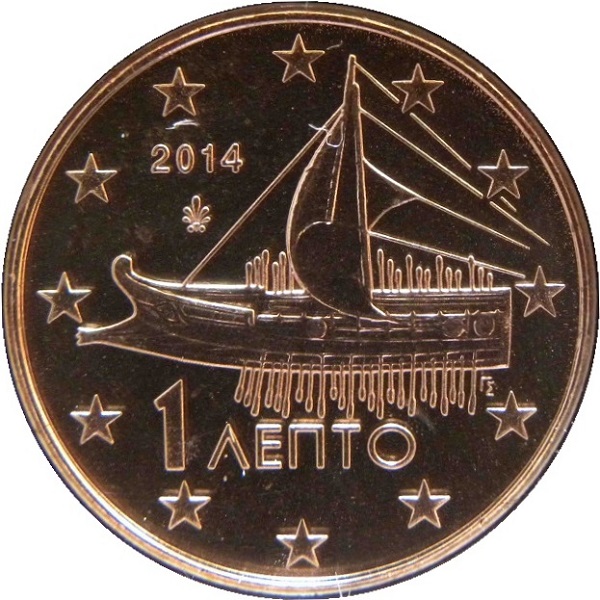 Греция 1 Евро цент