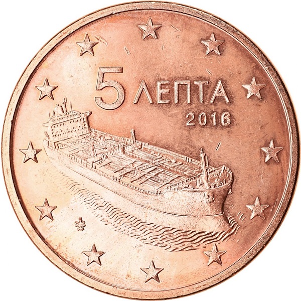 Греция 5 Евро цент