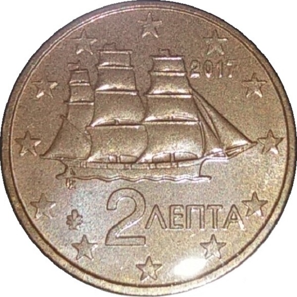 Греция 2 Евро цент