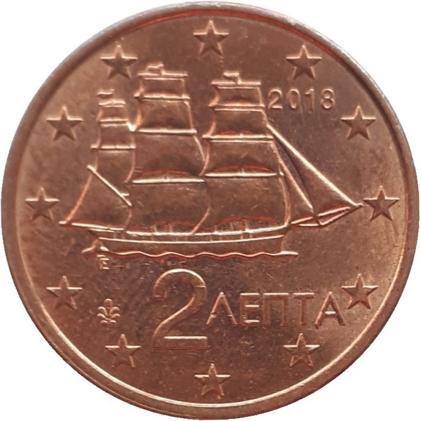 Греция 2 Евро цент