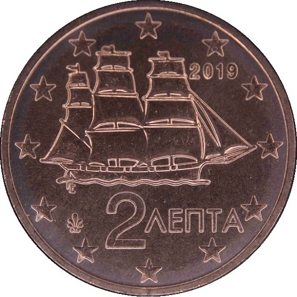 Греция 2 Евро цент