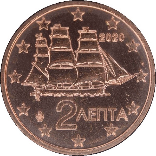 Греция 2 Евро цент