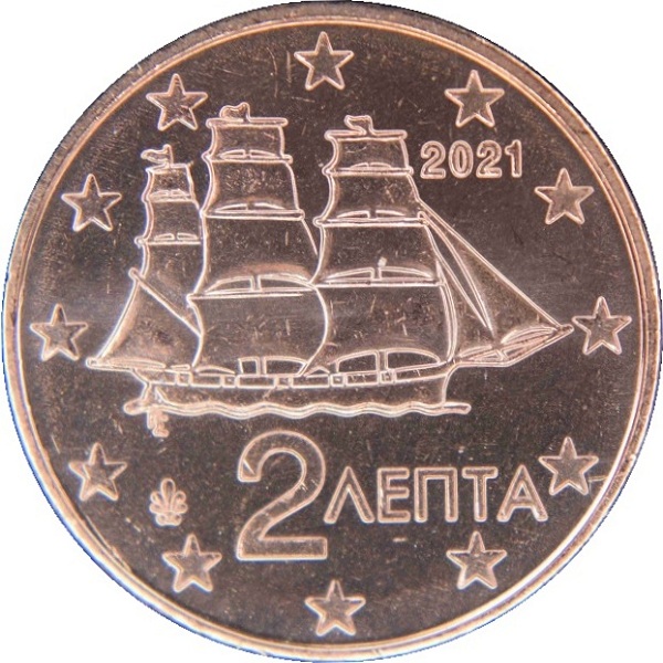 Греция 2 Евро цент