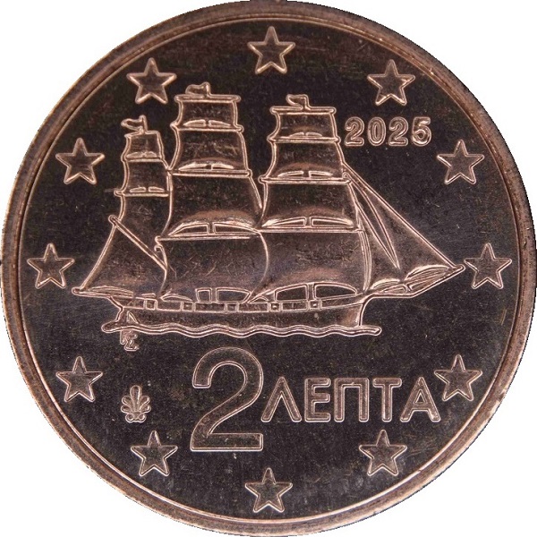 Греция 2 Евро цент
