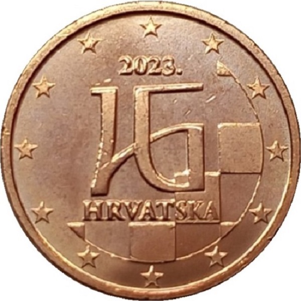 Хорватия 1 Евроцент