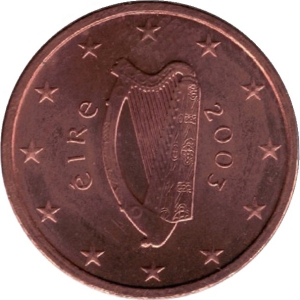 Ирландия 1 Евро цент