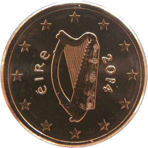 Ирландия 1 Евро цент