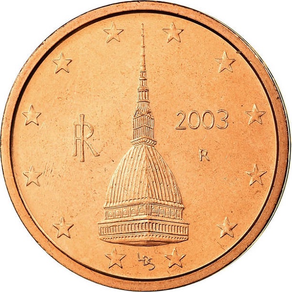 Италия 2 Евро цент