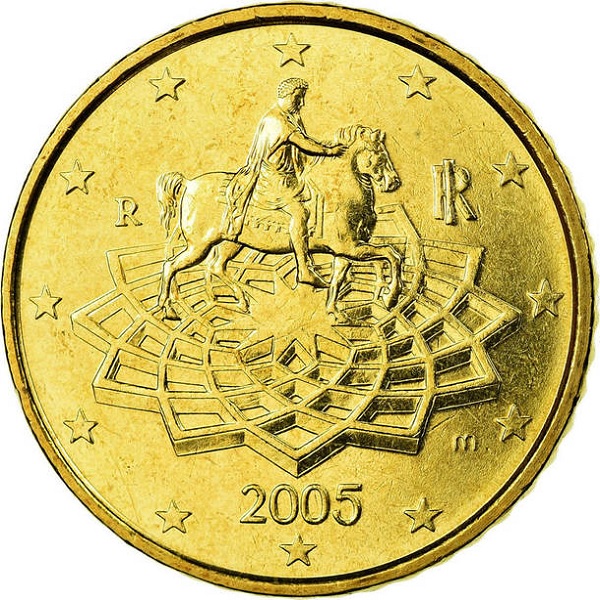 Италия 50 Евро цент