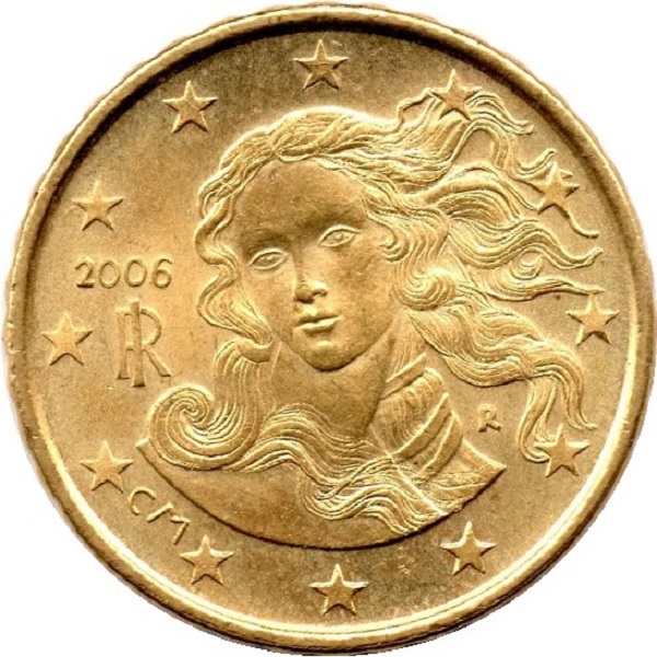 Италия 10 Евро цент