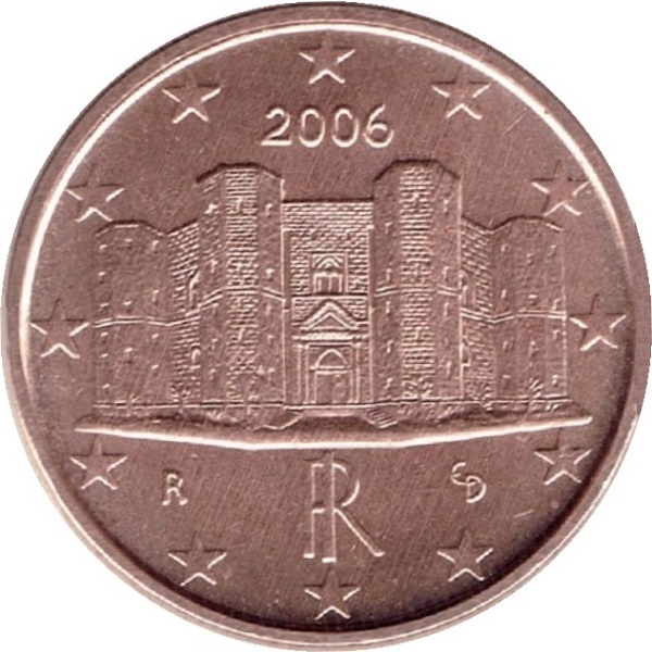 Италия 1 Евро цент