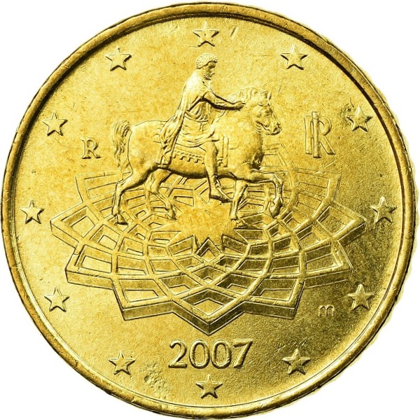 Италия 50 Евро цент