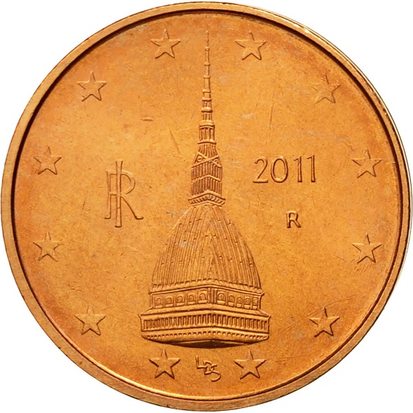 Италия 2 Евро цент