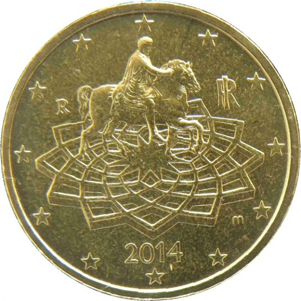 Италия 50 Евро цент