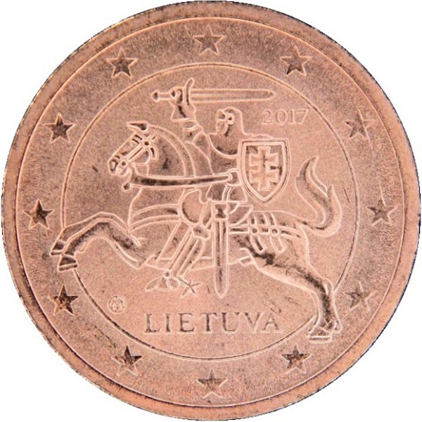 Литва 2 Евро цент