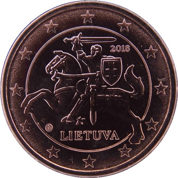Литва 2 Евро цент