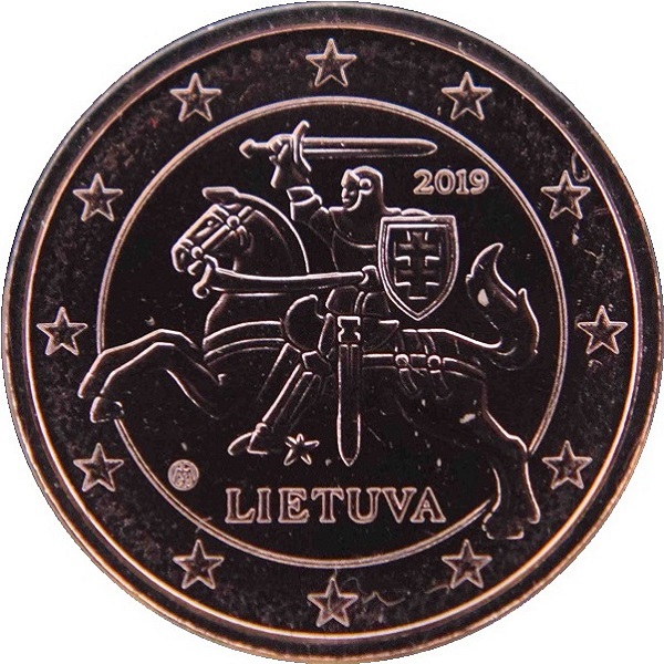 Литва 1 Евро цент