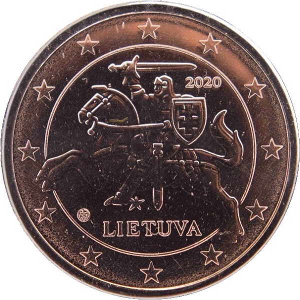 Литва 2 Евро цент