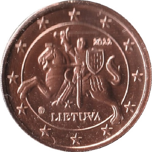 Литва 1 Евро цент