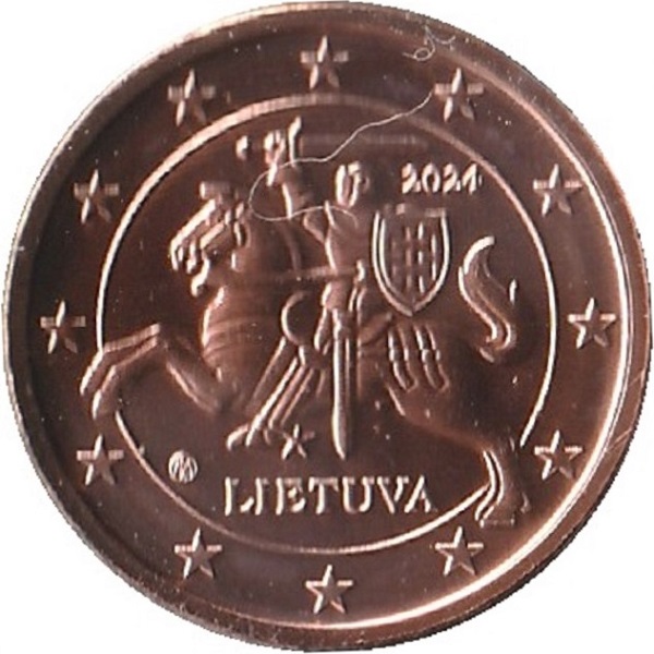 Литва 1 Евро цент