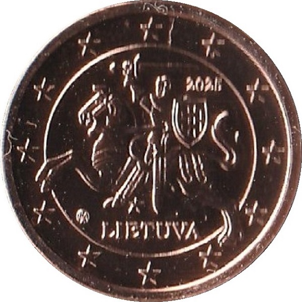 Литва 1 Евро цент