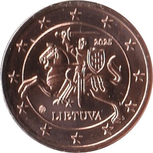 Литва 2 Евро цент