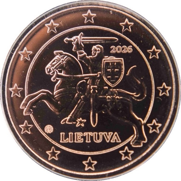 Литва 2 Евро цент