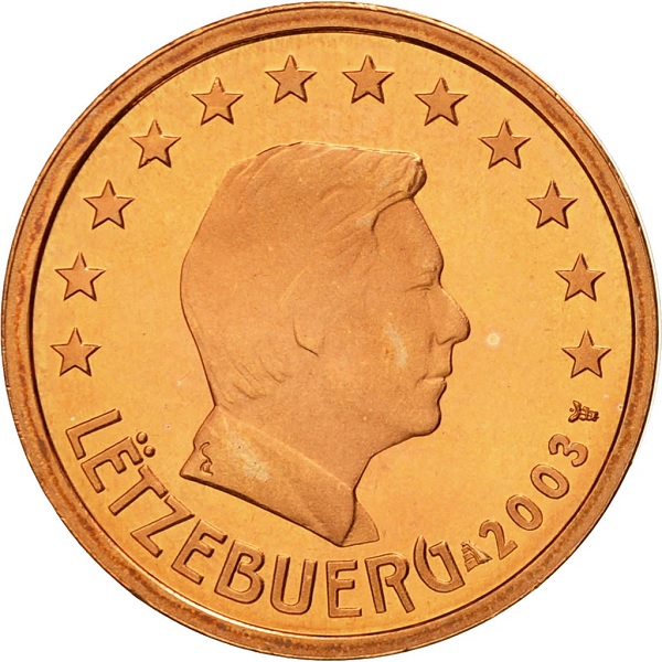 Люксембург 2 Евро цент