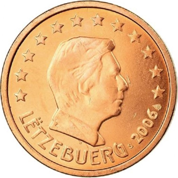 Люксембург 2 Евро цент