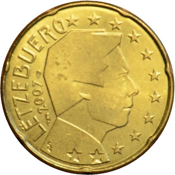 Люксембург 20 Евро цент