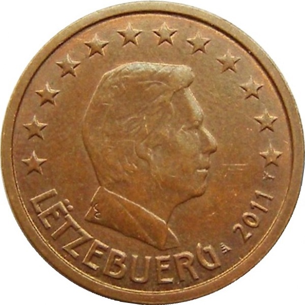 Люксембург 2 Евро цент