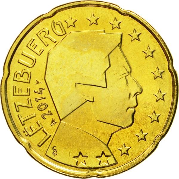 Люксембург 20 Евро цент