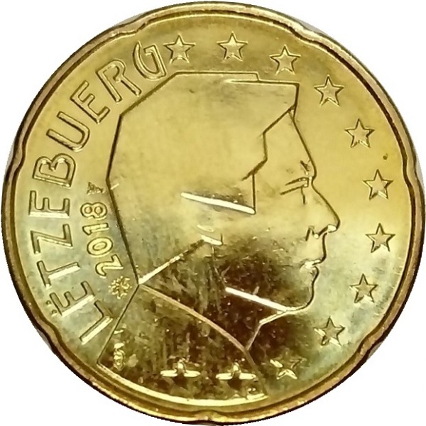 Люксембург 20 Евро цент