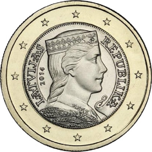 Латвия 1 Евро