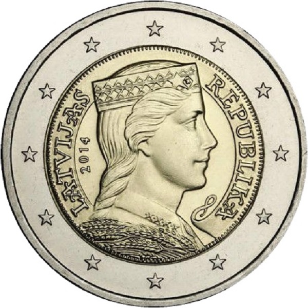 Латвия 2 Евро