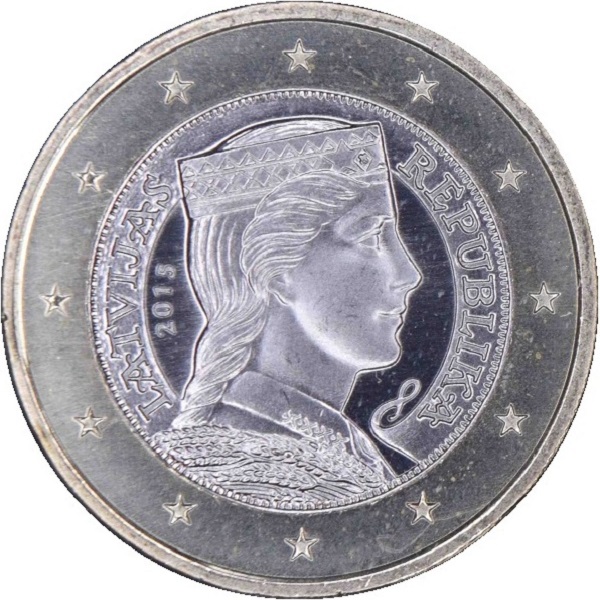 Латвия 1 Евро