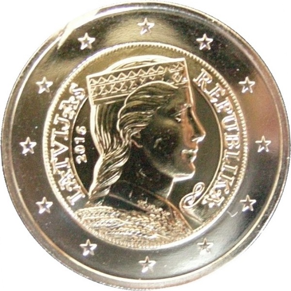 Латвия 2 Евро
