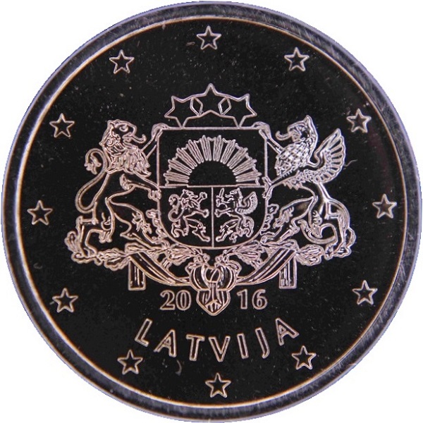 Латвия 50 Евро цент