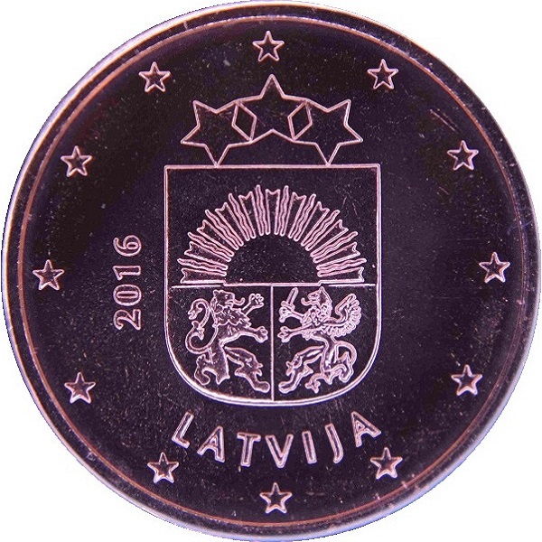 Латвия 5 Евро цент