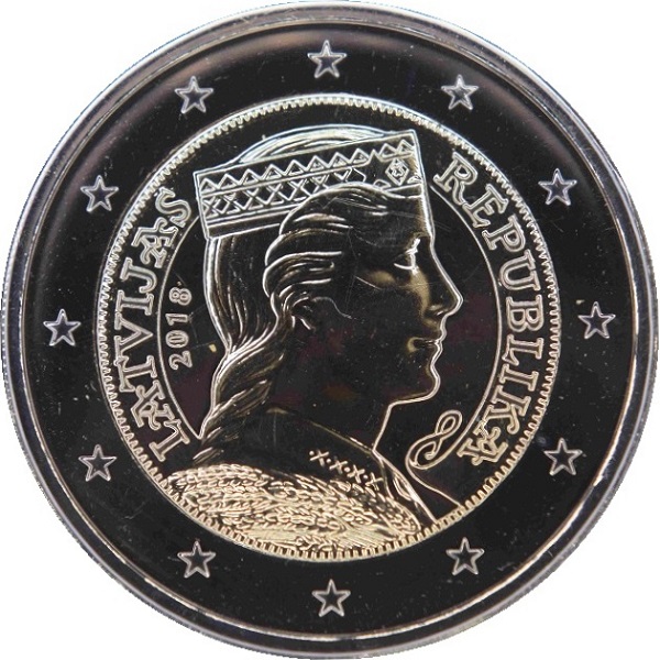 Латвия 2 Евро