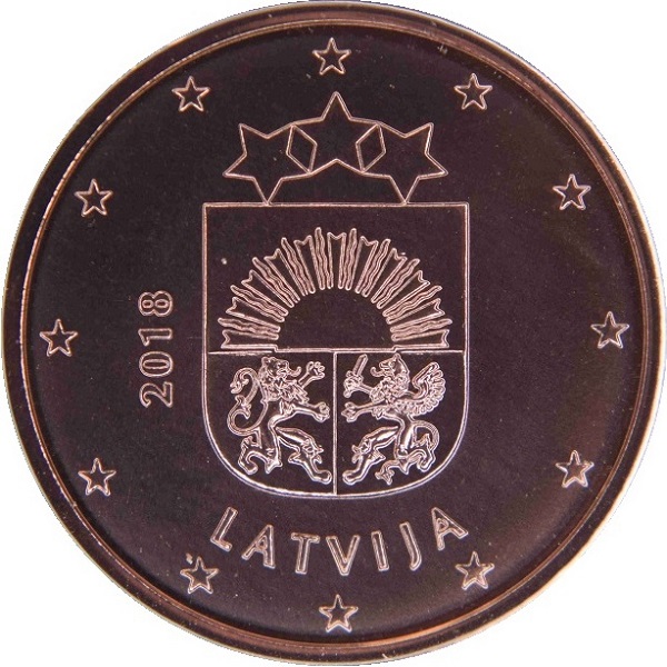 Латвия 5 Евро цент