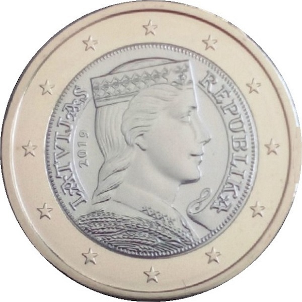 Латвия 1 Евро