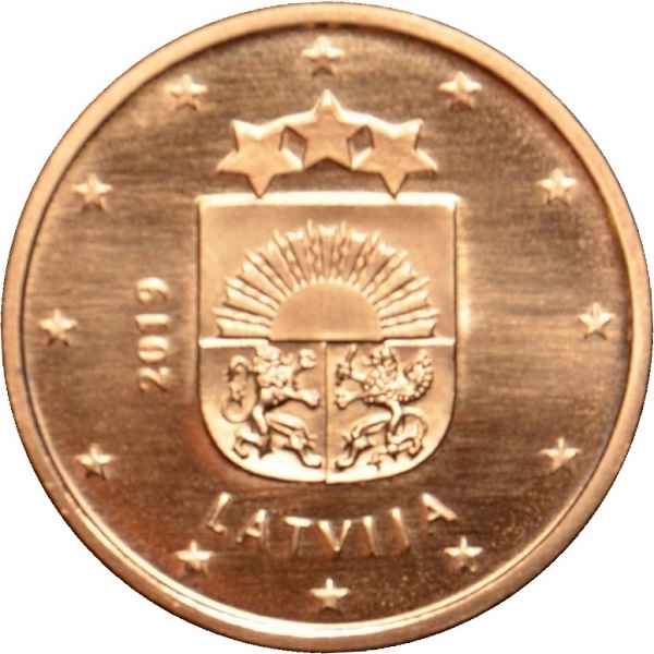 Латвия 1 Евро цент