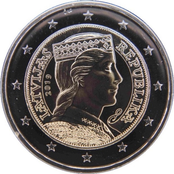 Латвия 2 Евро