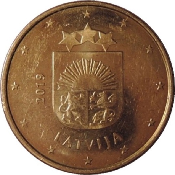 Латвия 5 Евро цент