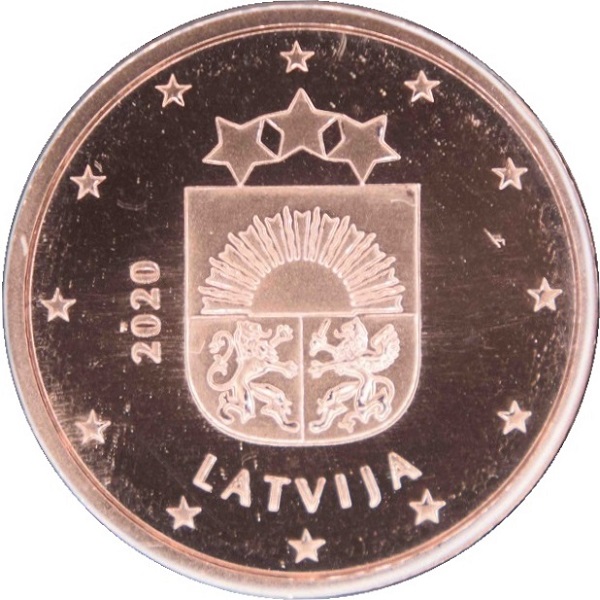 Латвия 1 Евро цент
