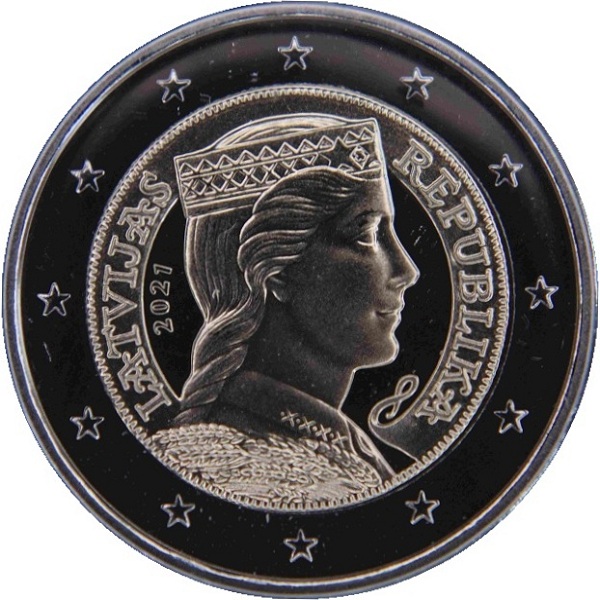 Латвия 2 Евро