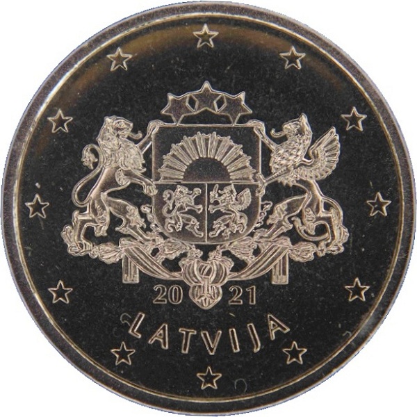 Латвия 50 Евро цент