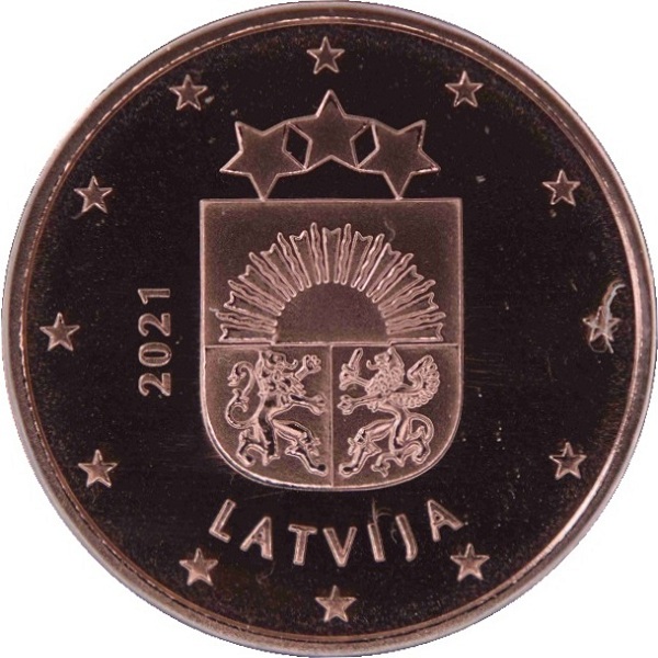 Латвия 5 Евро цент