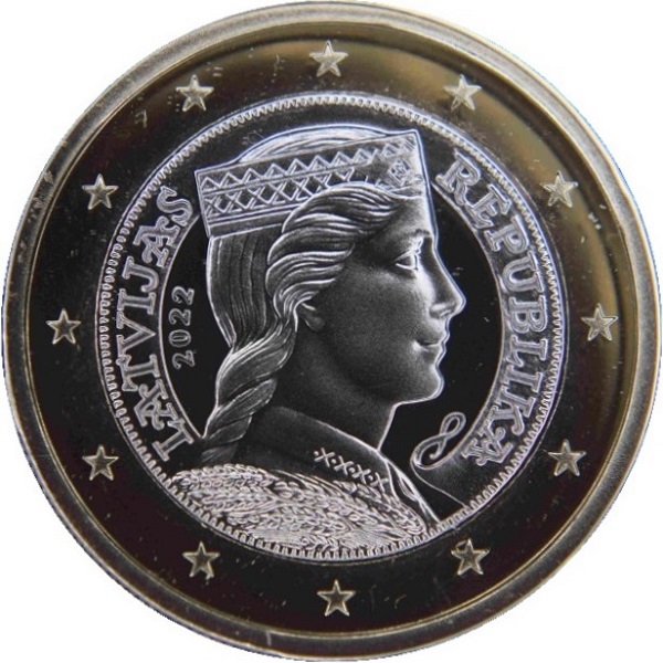 Латвия 1 Евро